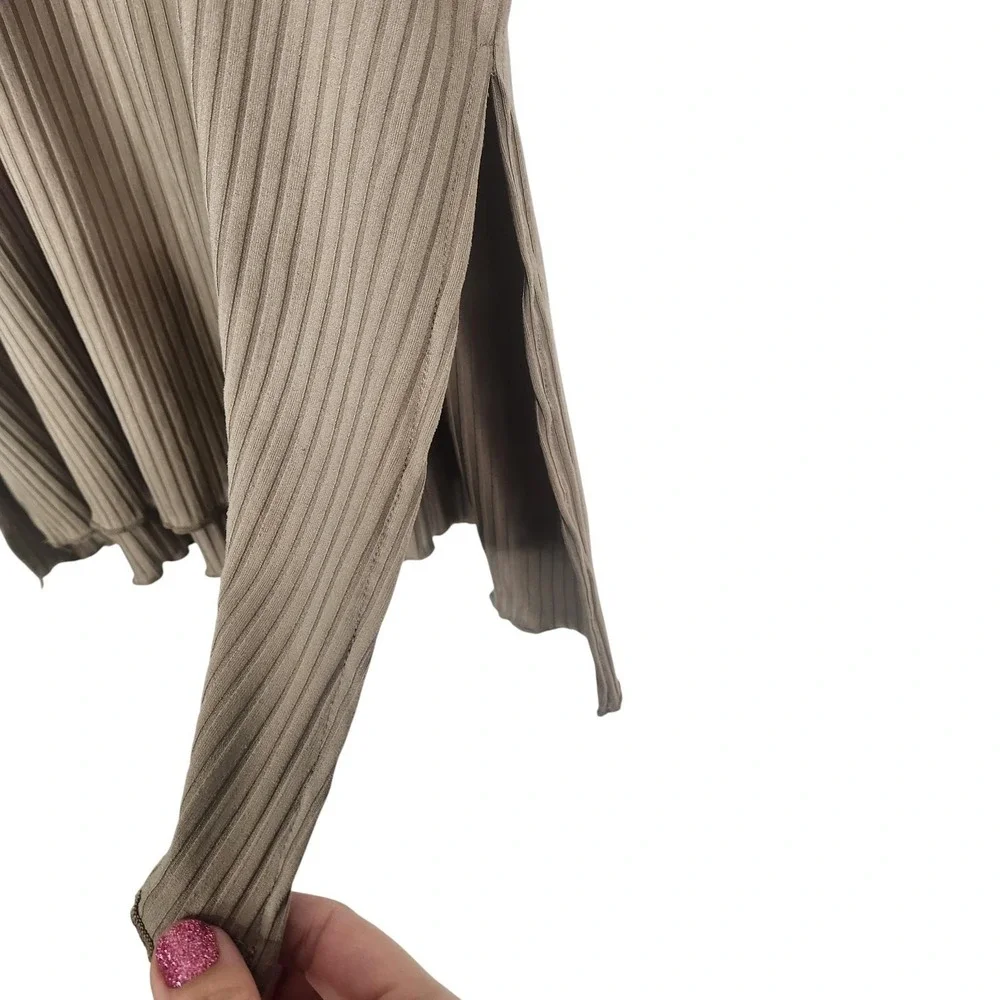 TALULAH Val Lounge Set Womens Small Ribbed Top Wide Leg Pant Knit Oversized - Picture 11 of 16